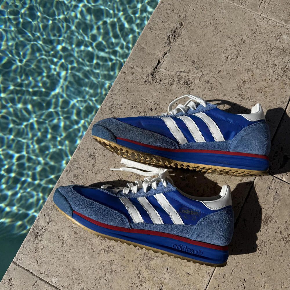 Adidas SL 72 Sneakers Blue White Unisex (8.5 Men's or 10 Women's) - Picture 5 of 8